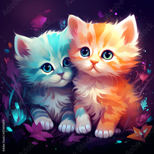 Cute Little Kittens  © Nim