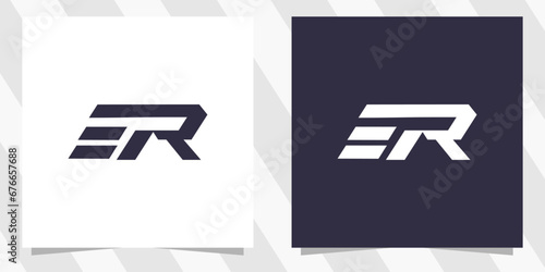 letter er re logo design