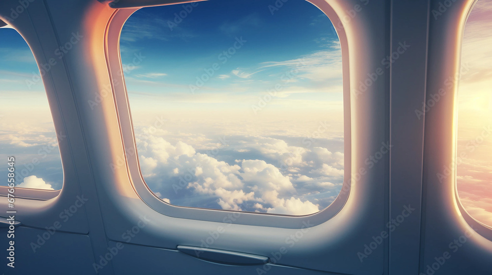 view from airplane window view from airplane window