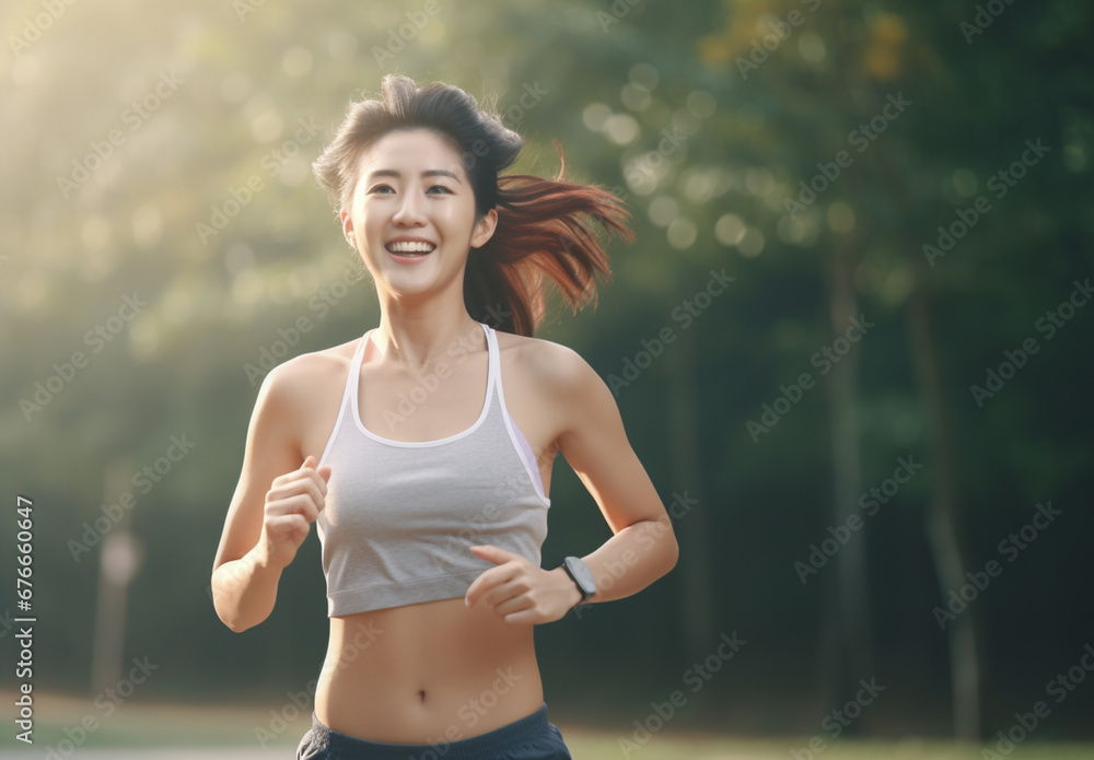 Fototapeta premium ランニング