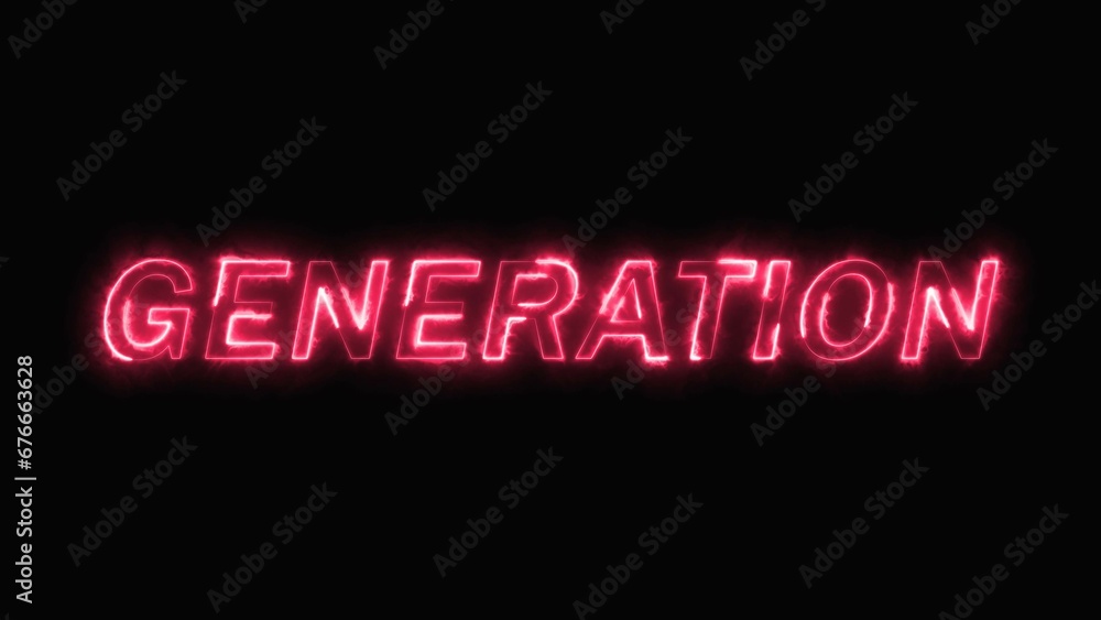 abstract colorful bright neon text illustration 4k 