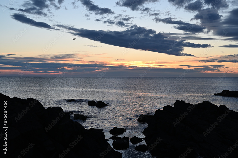 Fototapeta premium Circumnavigating Hokkaido in early spring