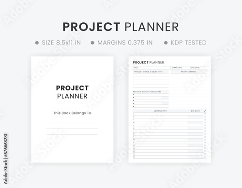 Simple Project Planner Template Printable. Best Resource Management Plan Template