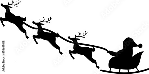 christmas, santa, Rudolph photo