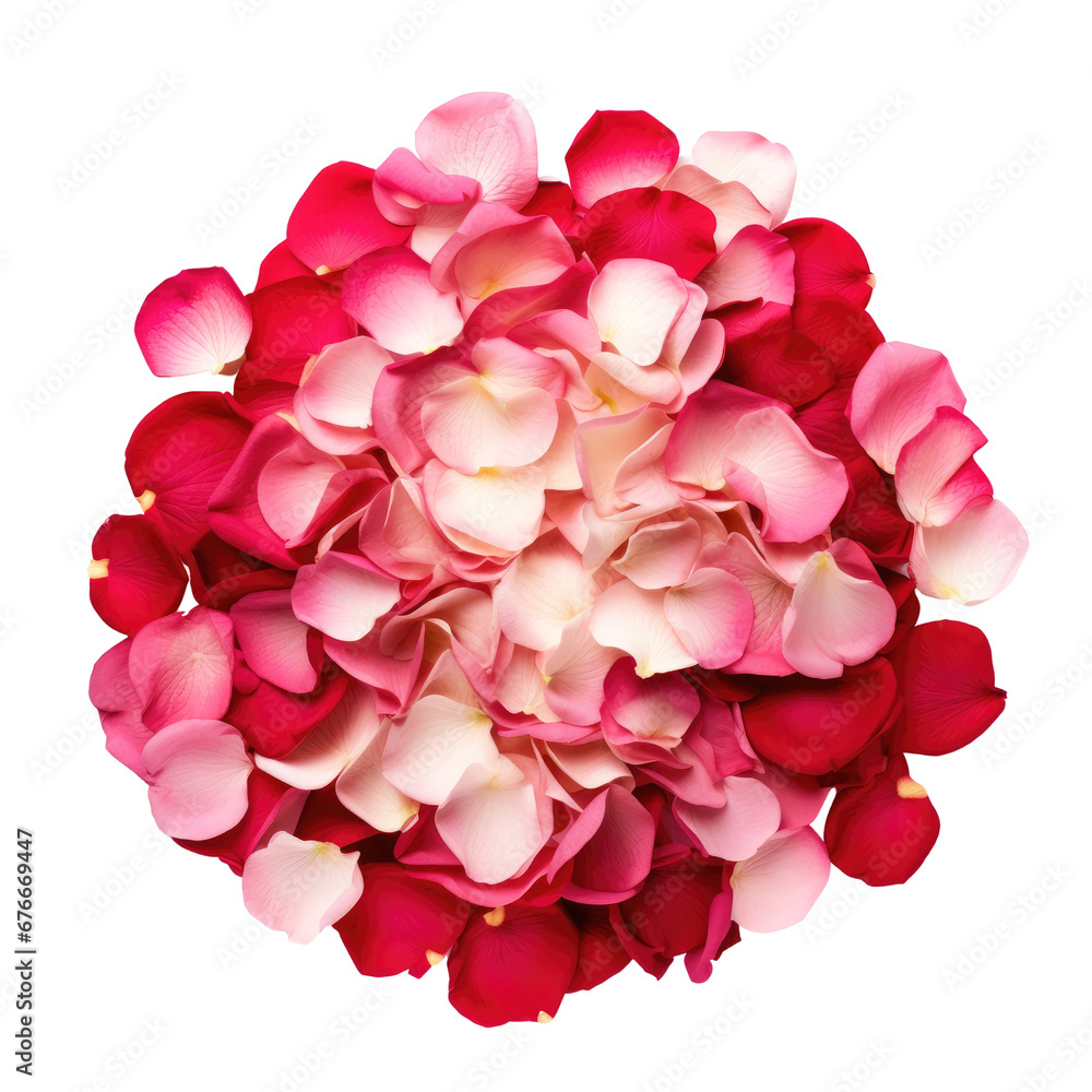 Blush Pink Rose Petals Cluster Blush Pink Rose Petals Cluster