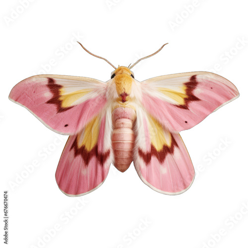 Butterfly Colorful moth, Maple rosy butterfly, Euphaedra dargeana on a transparent background PNG photo