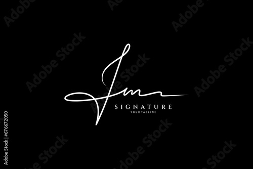 LM Monogram logo in signature design style