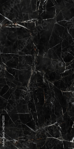 Close up of black marble textured background