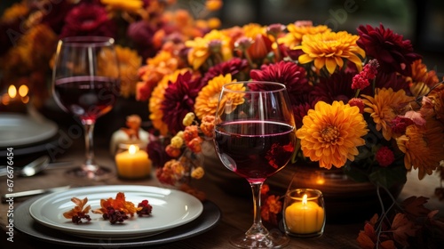 Thanksgiving Celebration Traditional Dinner Table    Wallpaper Pictures  Background Hd