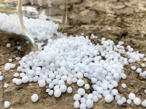 Bild auf Leinwand Chemical fertilizers and nutrients that plants need