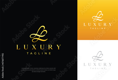 Letter LL Logo, LL Monogram, Initial LL Logo, LL Logo, Icon, Vector LL initial logo design  photo