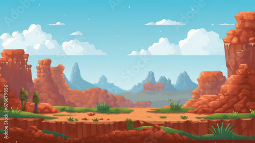 Pixel Art Game Background Computer Game Screen