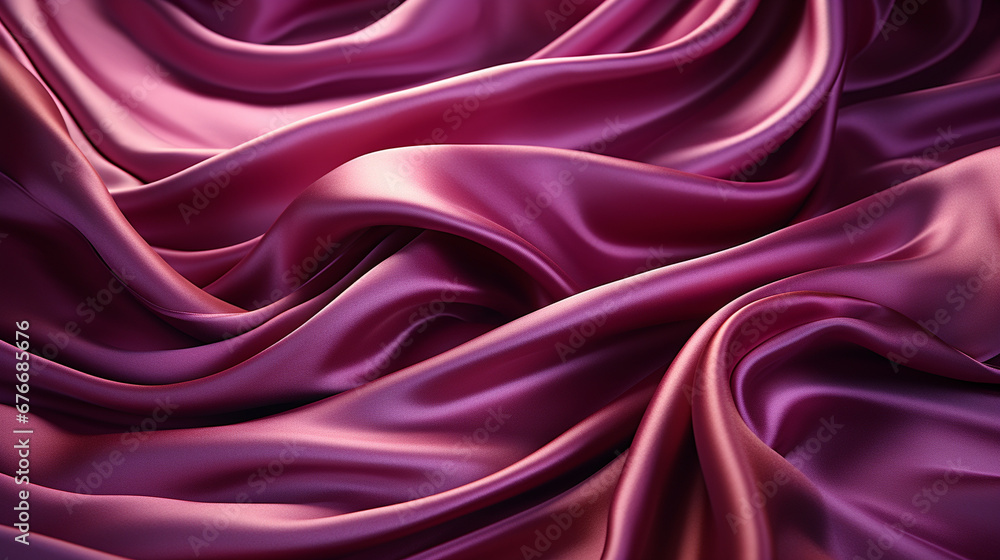 Fototapeta premium red satin background HD 8K wallpaper Stock Photographic Image 