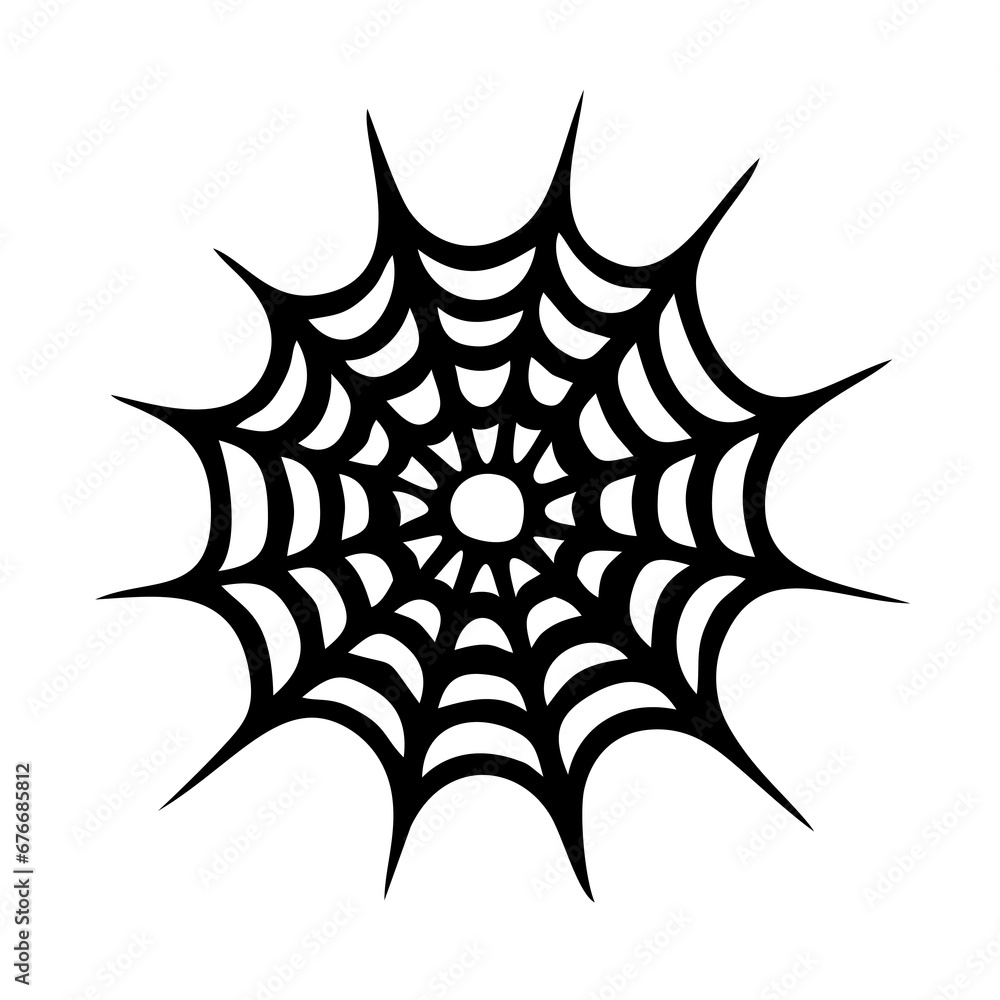 Spider web icon. Cobweb icon isolated on white background. Vector illustration Spider web icon. Cobweb icon isolated on white background. Vector illustration
