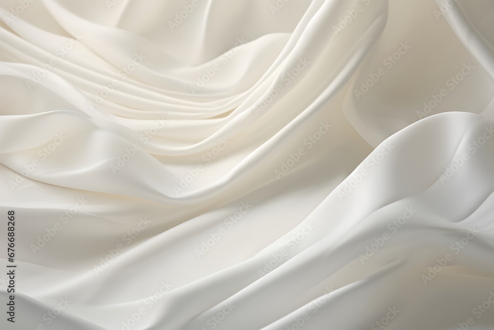 a background of white curved creased fabric, in the style of multi-layered geometry, piles/stacks, light-filled, slide film, minimalist ceramics, photo taken with nikon d750, use of paper a background of white curved creased fabric, in the style of multi-layered geometry, piles/stacks, light-filled, slide film, minimalist ceramics, photo taken with nikon d750, use of paper