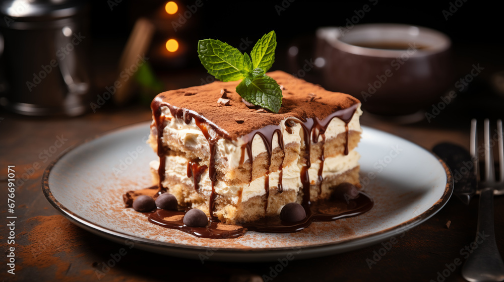 Decadent Italian Tiramisu Delight - Generative Ai Decadent Italian Tiramisu Delight - Generative Ai