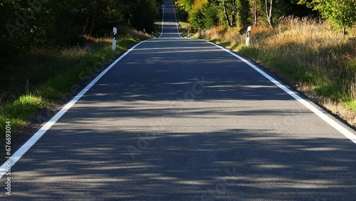 the famous eisenstrasse road in the rothaargebirge germany video photo