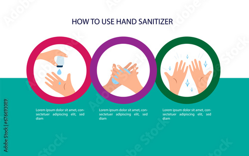 How to use hand sanitizer properly to clean and disinfect hands
