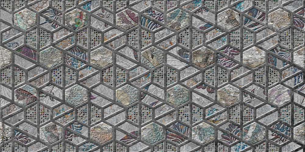 Fototapeta premium decorative wallpaper background texture pattern, digital 3d structure, creative graphic design, interior wall decor, ceramic, carpet, screen, mobile.