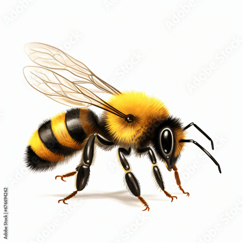 Bumblebee Clipart isolated on white background