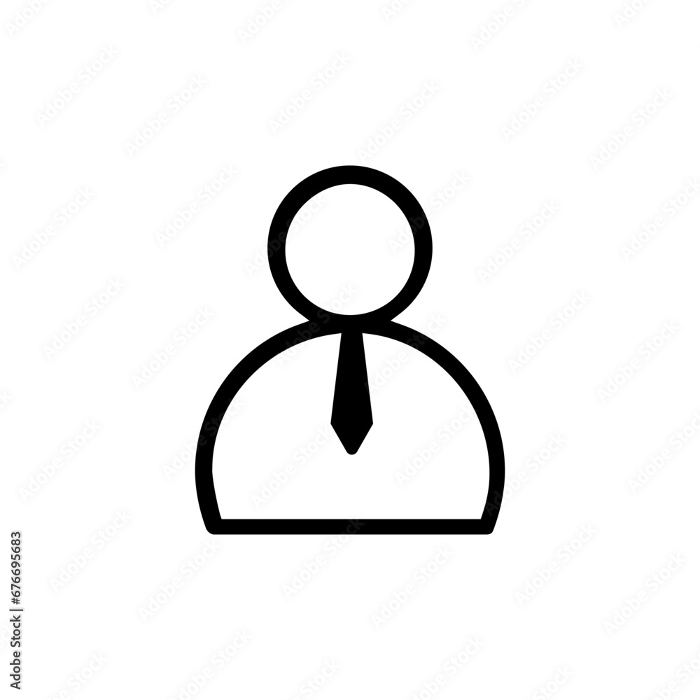Businessman icon vector. User illustration sign. Account symbol or logo. Businessman icon vector. User illustration sign. Account symbol or logo.