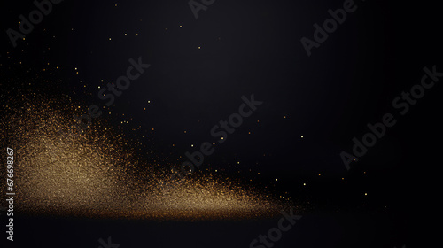 Black friday sale gold glitter sparkle background for banner  web  header  flyer  design