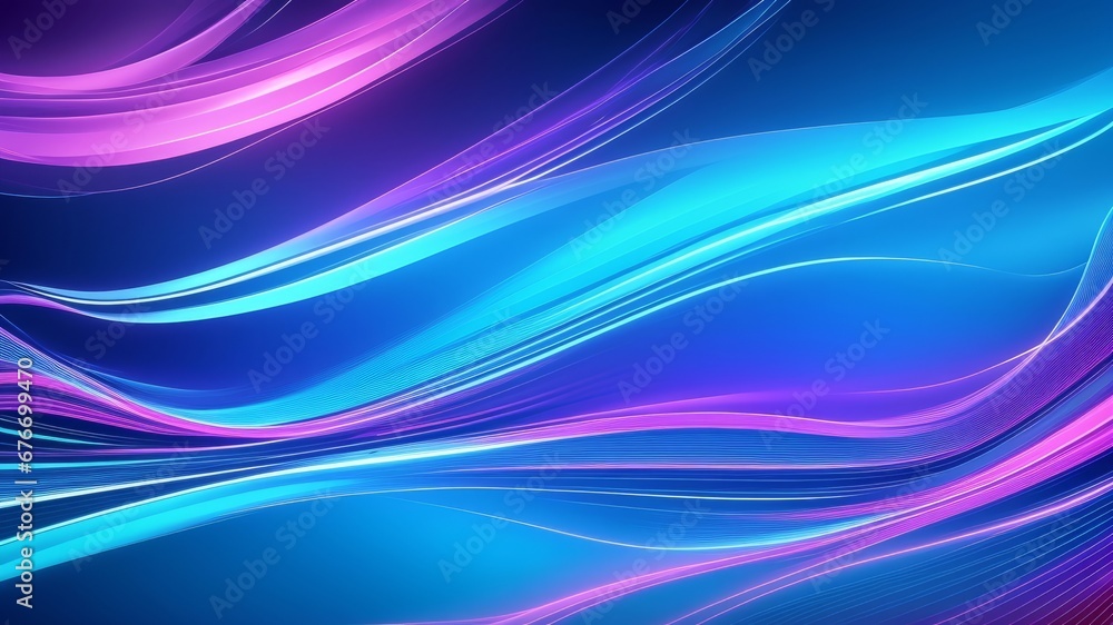 Naklejka premium Abstract digital background. Can be used for technological processes. AI Generated