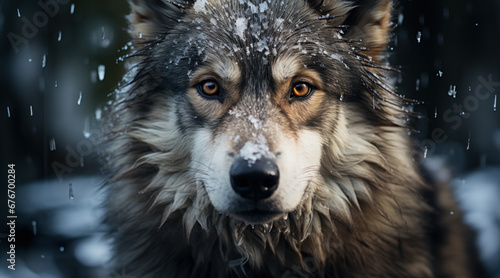 Auge in Auge mit dem Wolf © Norbert L. Maier