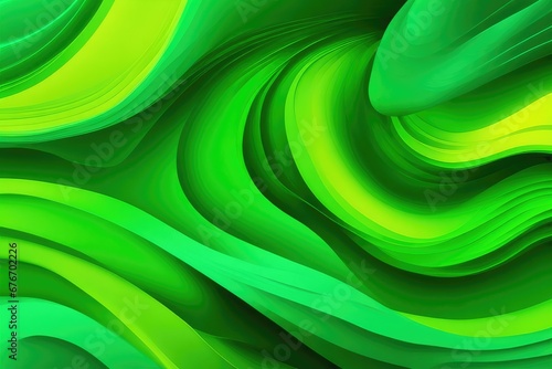Abstract colorful neon green colors and gradients waves texture background panorama banner for web design backdrop wallpaper illustration