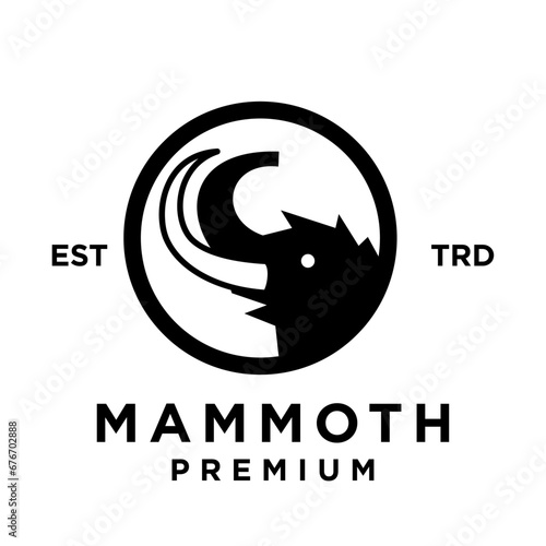 Mammoth logo icon design icon illustration
