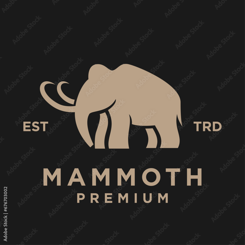 Mammoth logo icon design icon illustration