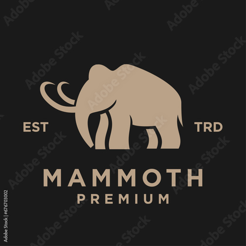 Mammoth logo icon design icon illustration