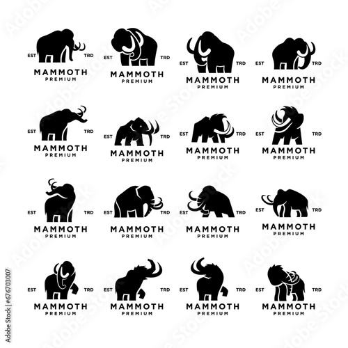 Mammoth logo icon design icon illustration