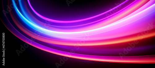 3d colorful motion flowing lines on dark background wallpaper