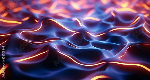 abstract fluid like neuron network background