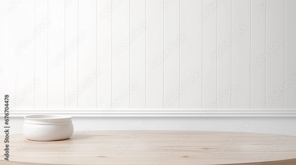 light wooden background, space for copy text, modern product display, white and beige background, studio light light wooden background, space for copy text, modern product display, white and beige background, studio light