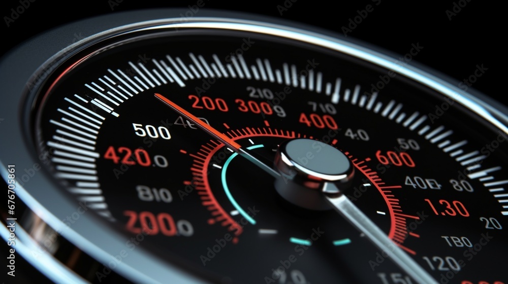 Gauges and Dials: Speedometer aur gauges ka close-up Gauges and Dials: Speedometer aur gauges ka close-up