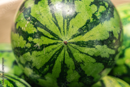 melons in a market