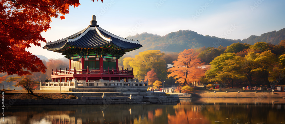 Obraz premium Sungnyemun Namdaemun Gate in Seoul Korea