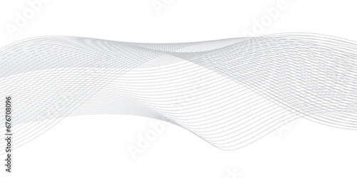 Abstract lines on a white background. Blending gradient colors. Abstract colors blend mesh. Background lines wave abstract stripe design.	