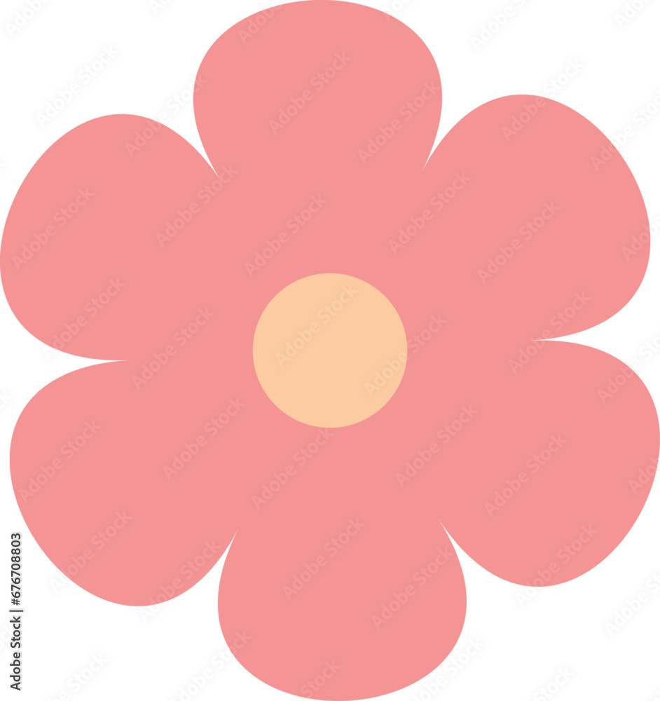 Cute Deisgn Flower Illustration Cute Deisgn Flower Illustration