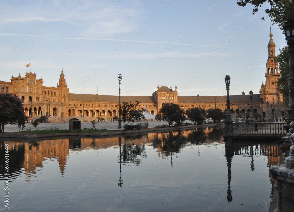 Obraz premium Plaza de Espana in Sevilla