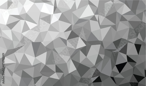 Gray polygon abstract background © EH0367080