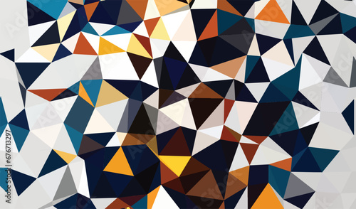 Colorful, polygon abstract background
