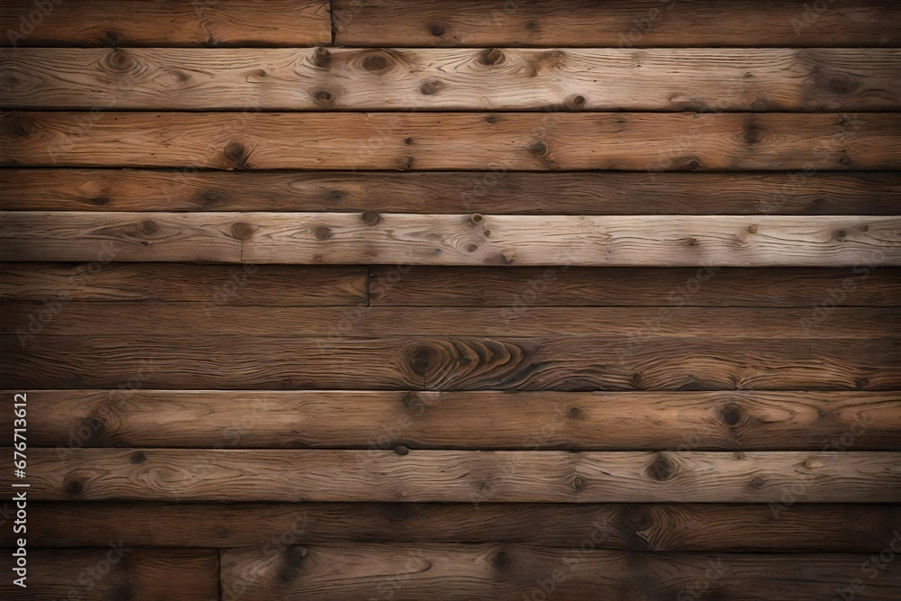 Fototapeta premium Texture of reclaimed wood wall paneling. backdrop texture of aged wood planks
