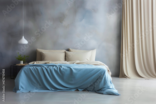 Generative AI illustration of luxury bedroom