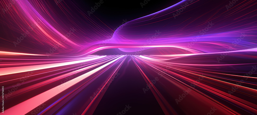 Vibrant Highway Lights and Abstract Patterns Vibrant Highway Lights and Abstract Patterns