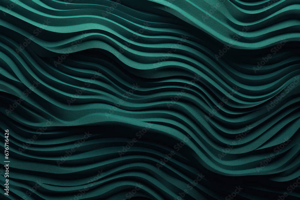 Dark Green Abstract Wallpaper with Flowing Lines Dark Green Abstract Wallpaper with Flowing Lines