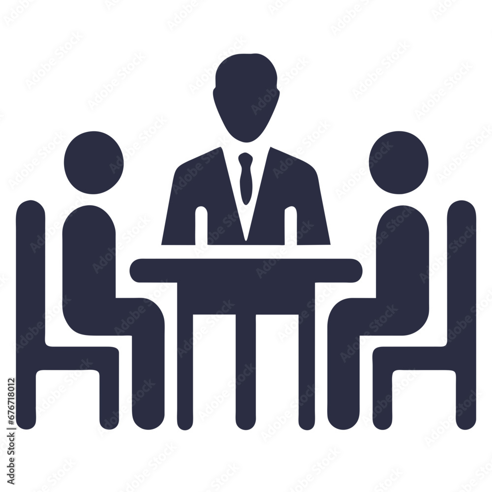 people are sitting across from each other at a table, appearing to have a meeting. people are sitting across from each other at a table, appearing to have a meeting.