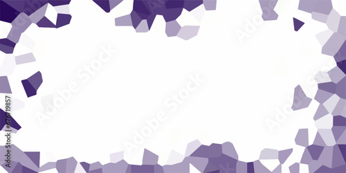 Abstract colorful violet, beige mosaic pattern Pebble seamless pattern vector illustration Quartz light purple and light Broken Stained Glass Background Voronoi diagram